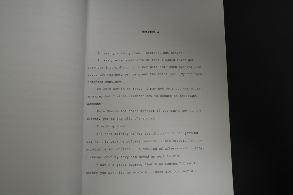 At First Sight Original Book Script Stephen J. Cannell Studios Collection