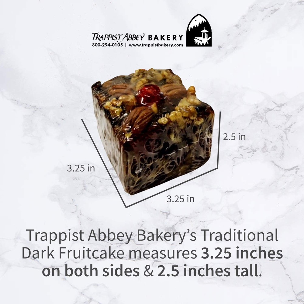 Trappist Abbey Monastery Fruitcake 1 lb