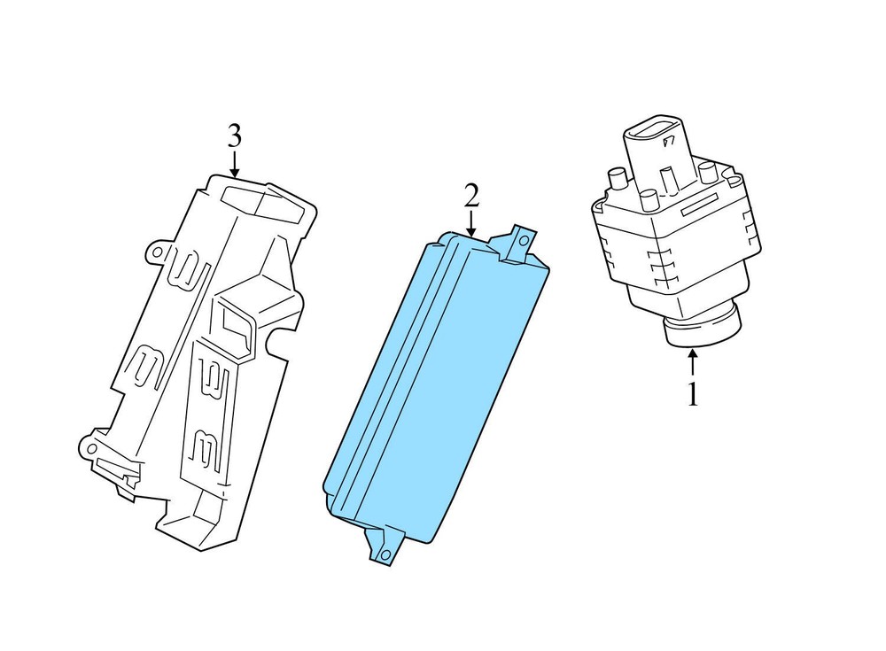 2014-2017 BMW X3 - Surround VIEW Camera Control Module 6995909