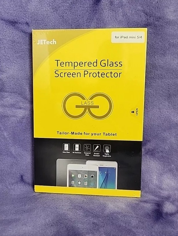 JETech Screen Protector for iPad Mini 5 / Mini 4 (2019) Tempered Glass 2-Pack