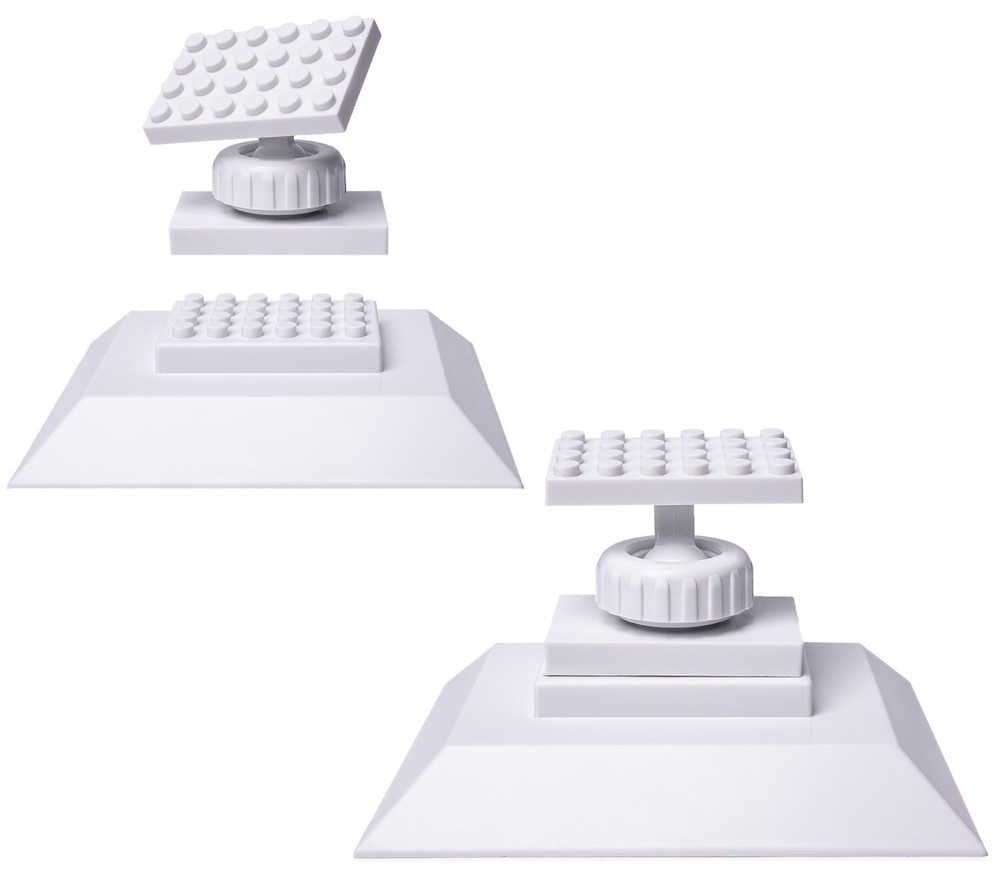 Infinity Angle Display Building Block Display Stand Compatible with Lego 2-PACK