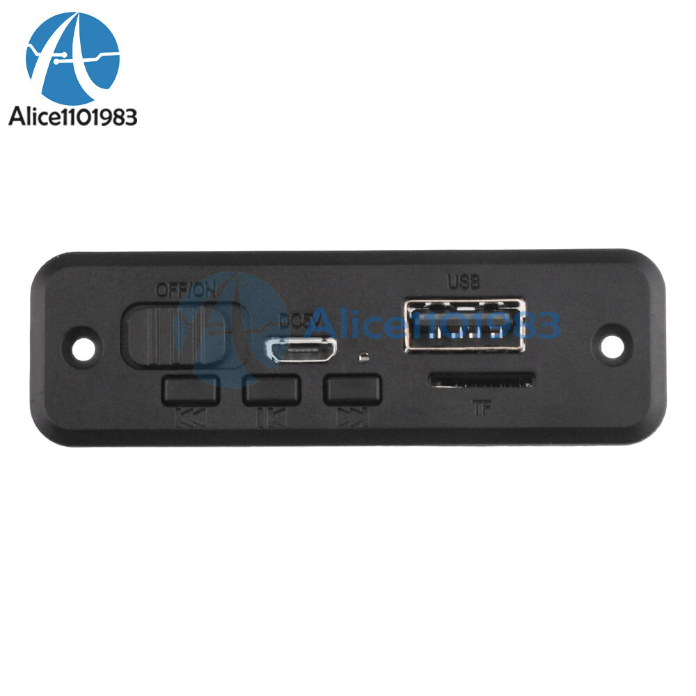 DC5V Bluetooth MP3 Player Decoder Board Car FM Radio Module 2*3W Amplifier