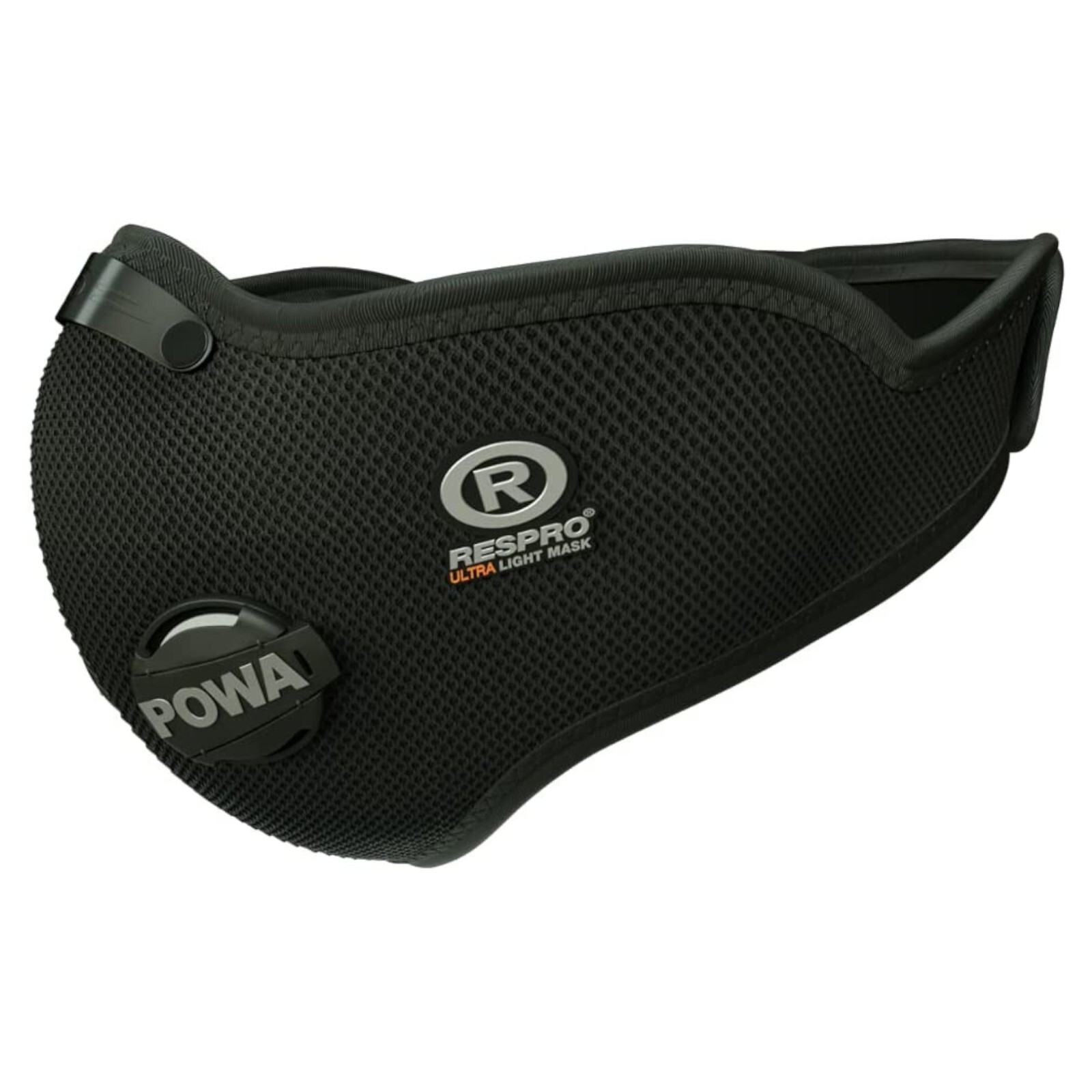 Respro Ultralight Mask (Black, Medium)