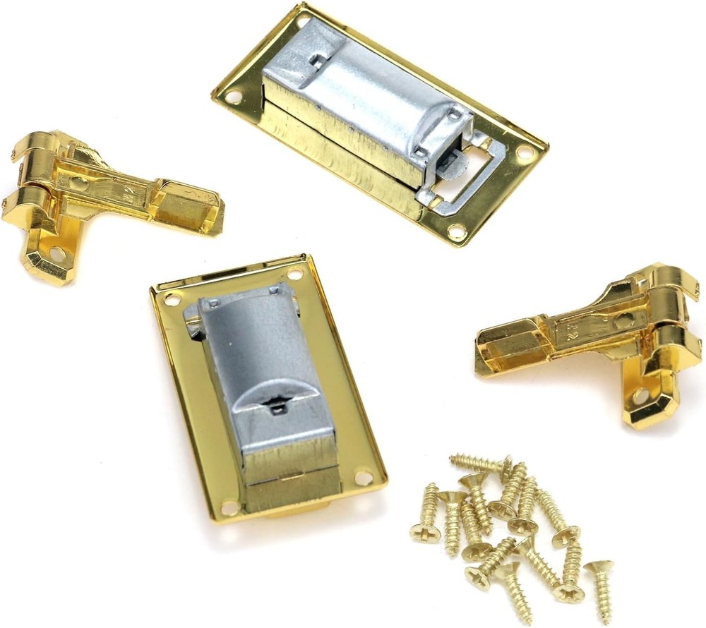 2 Pcs Tool Box Hasp Luggage Combination Lock Briefcase Replacement Lock