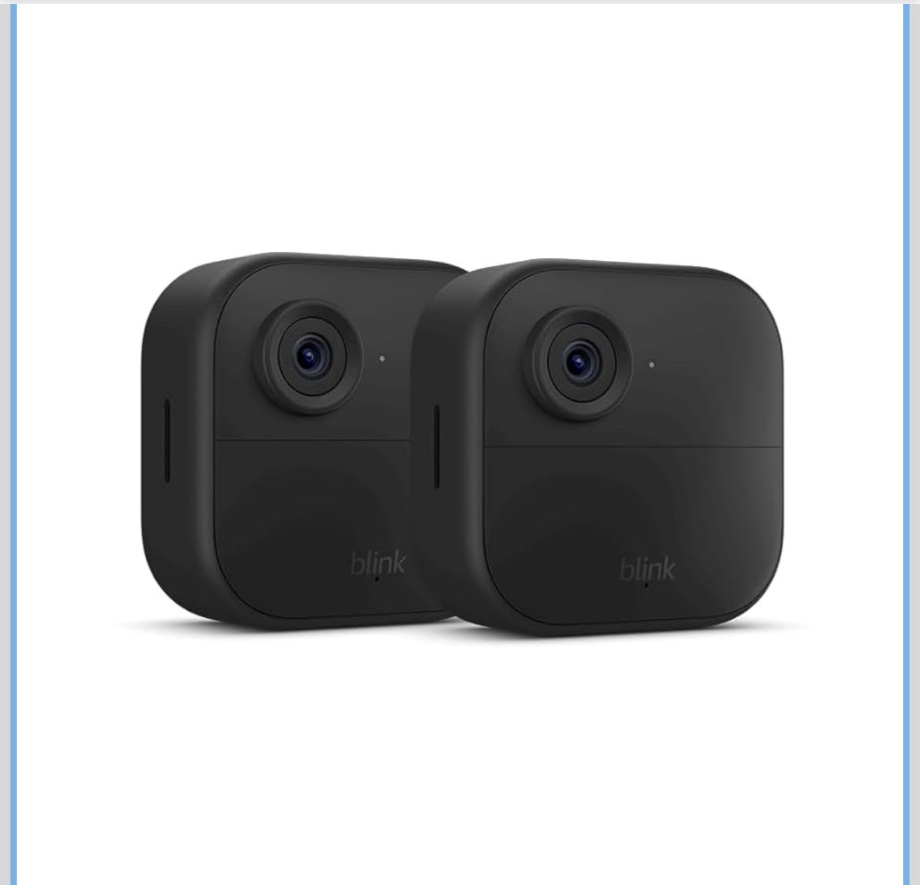 2024 Blink Outdoor 4(4th Gen) 2 Camera Wireless HD Home Security System Kit READ