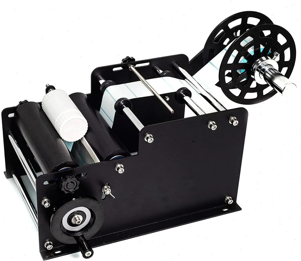 MT30 Manual Labeling Machine Ideal for Round Bottles Precise Label Application