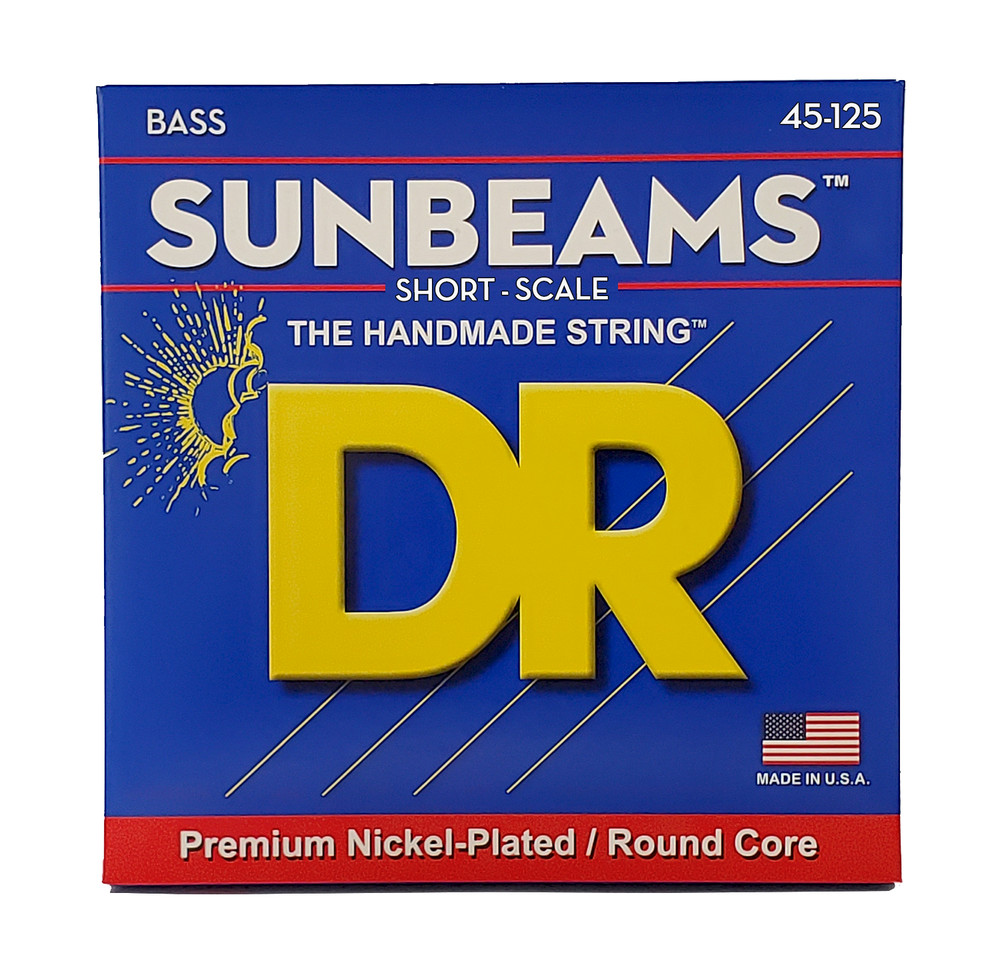DR Strings SUNBEAM Bass Strings: 5-String Medium 45-125 Short Scale [SNMR5-45]