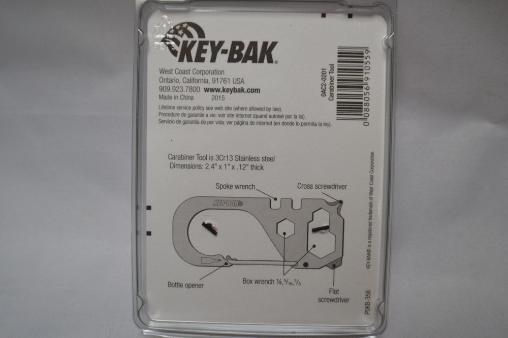 KEY-BAK Carabiner Tool