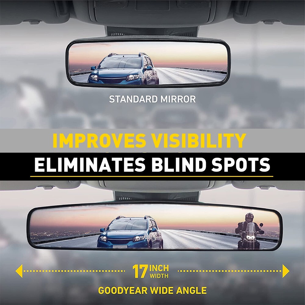 Universal Inner Inside Interior 17 Inch Rearview Rear View Mirror