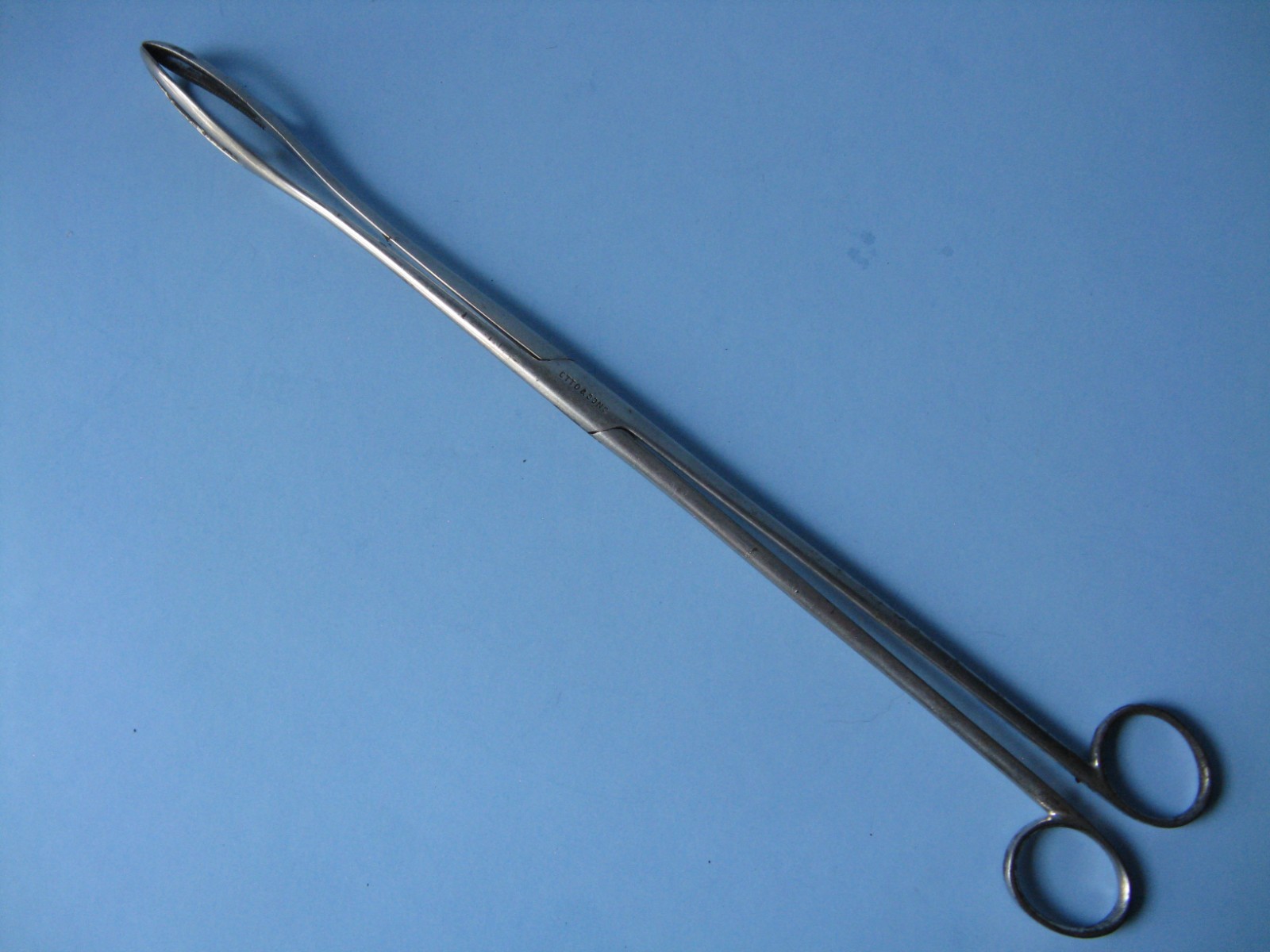 Vintage Long Placenta Forceps, Otto & Sons