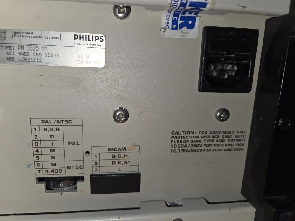 Philips PM-5515 Colour TV Pattern Generator