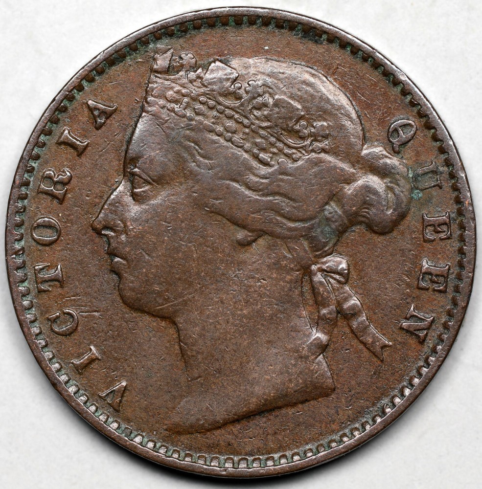 1884 Straits Settlements 1/4 Cent
