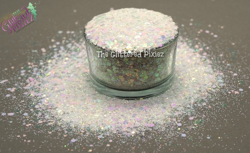 FROSTED OPALS glitter mix- Aurora Australis collection