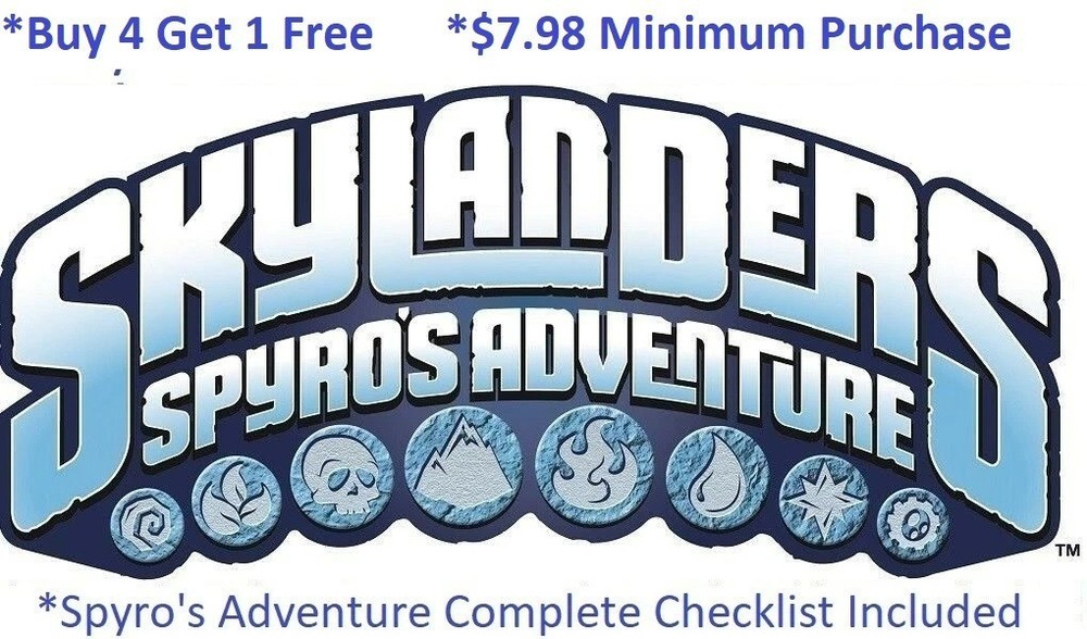 *Buy 4=1Free Skylanders Spyros Adventure Complete UR Set w ✓List *$7.98Minimum👾