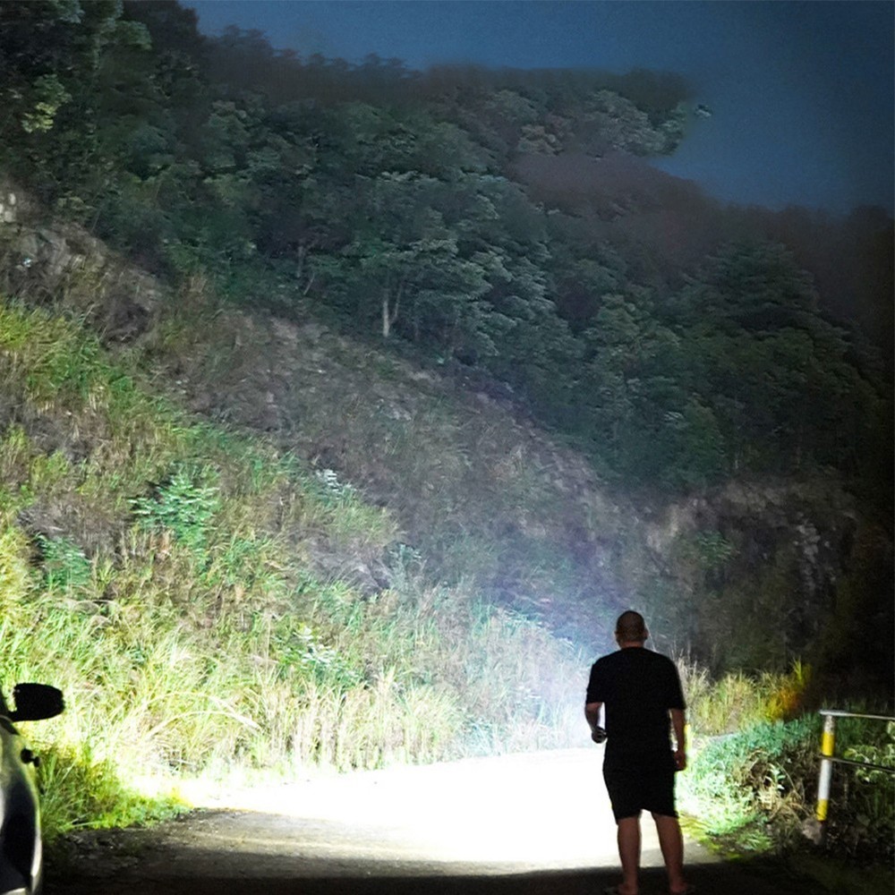 Multitool for Outdoor Camping Keychain Light + USB Rechargeable LED Flashlight