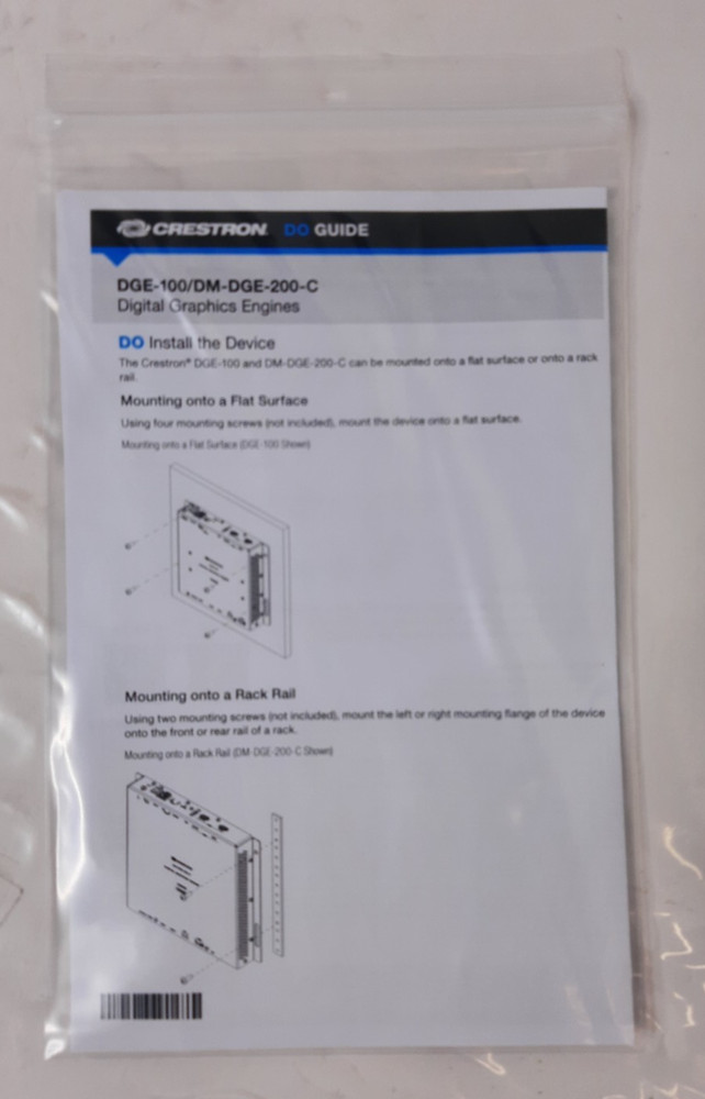 Crestron DM-DGE-200-C Digital Graphics Engine - New