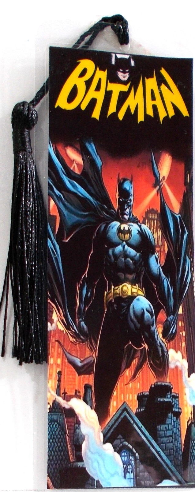 BATMAN CARTOON HERO- BIRD, CATS, DOGS,-BOOKMARKS-WITH TASSEL