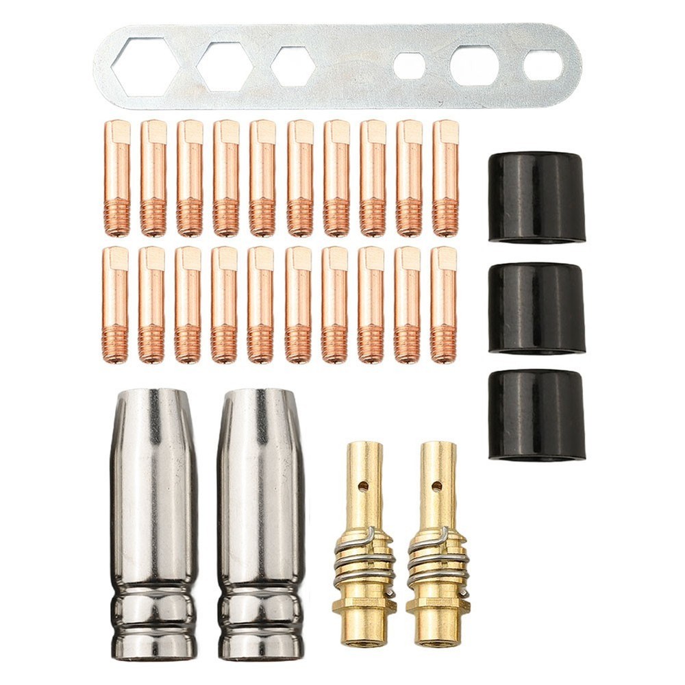 Welding Nozzle Set 27PCS for MB15AK Includes Essentials for MIG Welding