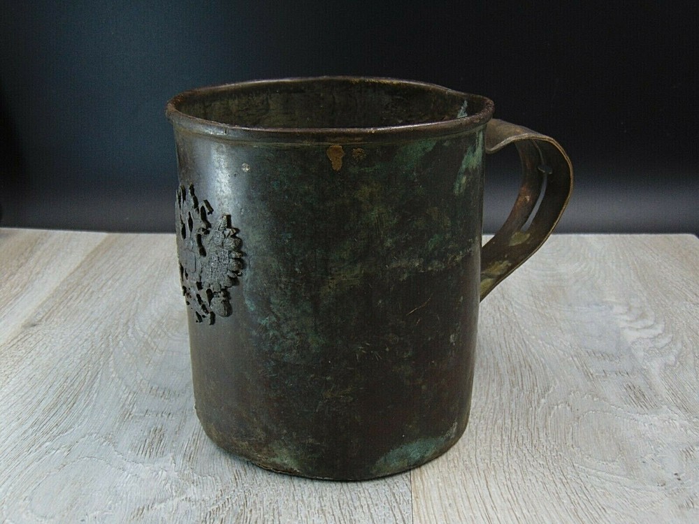 Antique Large Mug Cup Empire Nicholas II Eagle two-headed