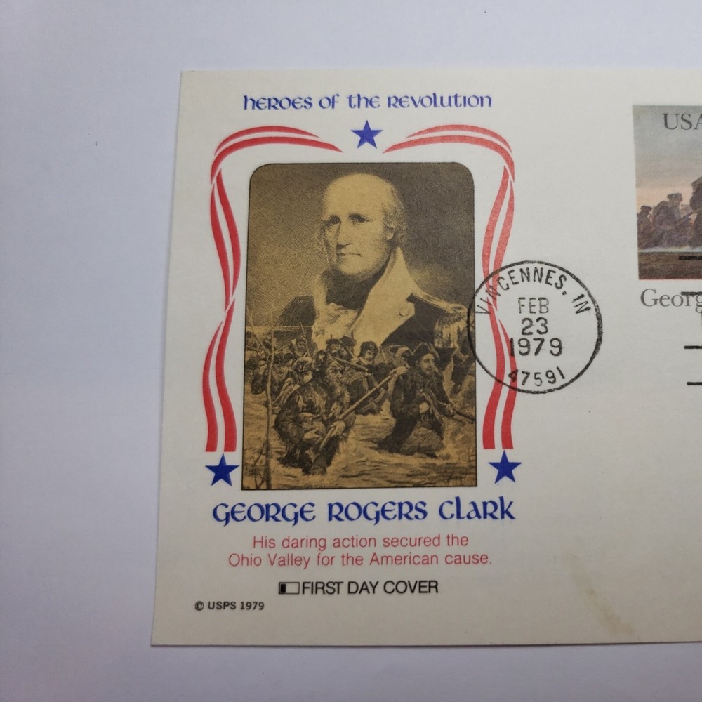 First Day Covers 1979 George Rogers Clark