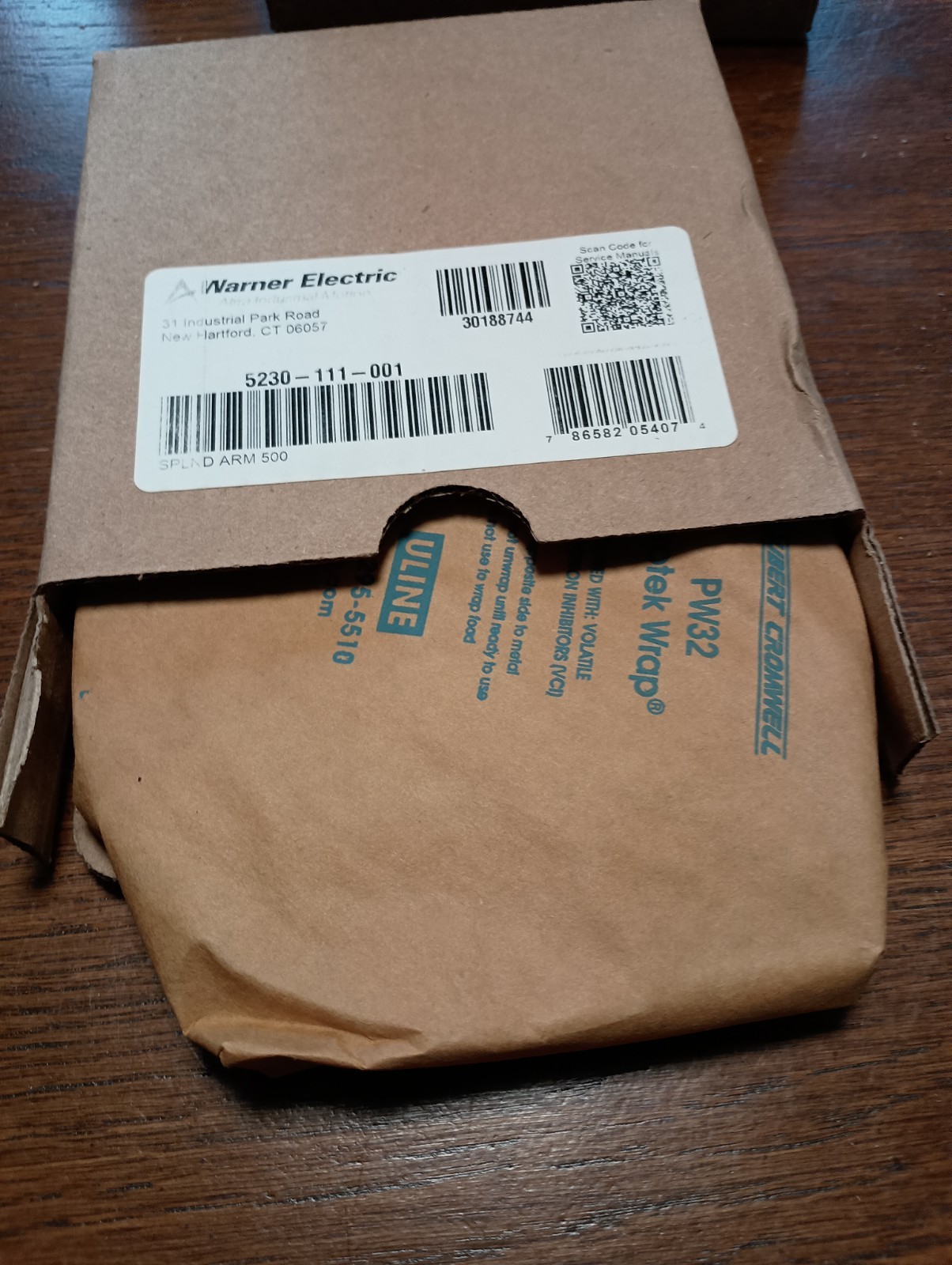 Warner 5230-111-001 Armature Assembly for EP-500 Electropack SHELF WEAR NEW