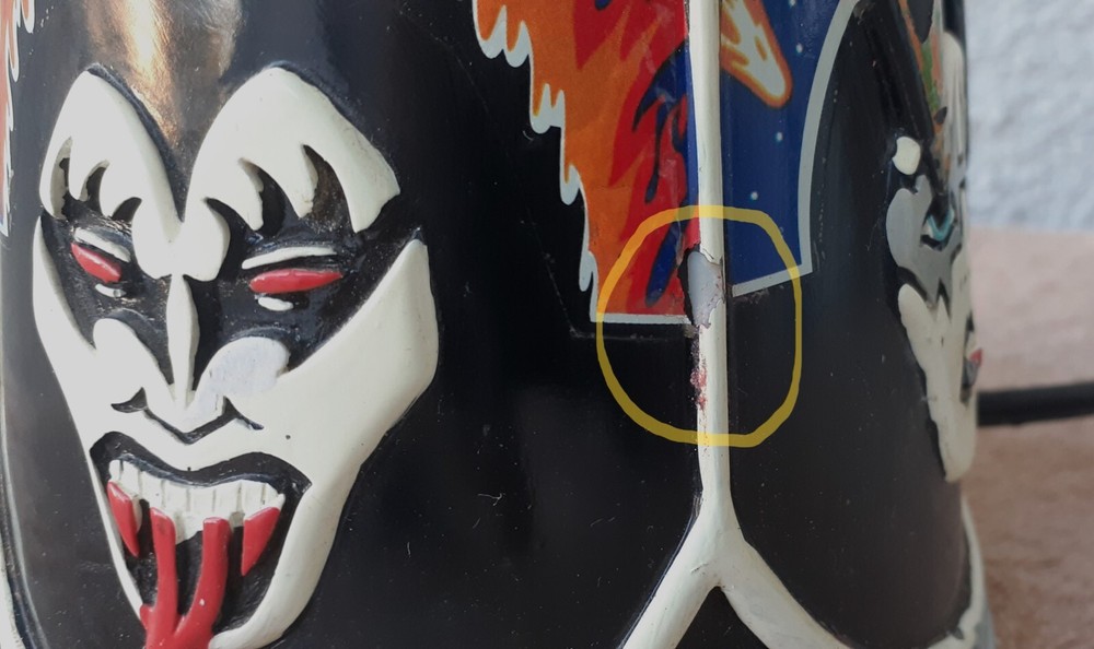 KISS BAND LAVA LAMP BASE SIGNIATURES NETWORK 2003 REPLACEMENT PART LIGHT WORKS