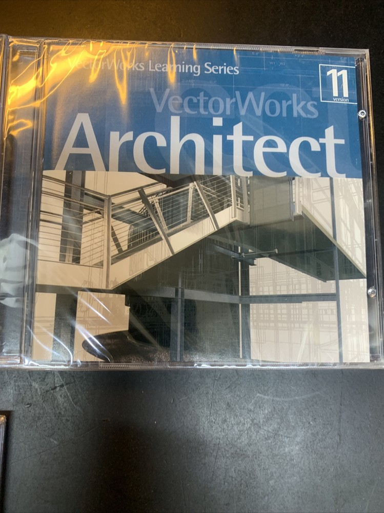 VectorWorks Learning Series, Architect & RenderWorks CD PC Version 11 New