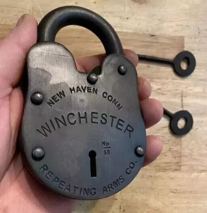 5" Padlock Key Set Lock HUGE Blacksmith Gunsmith padlock
