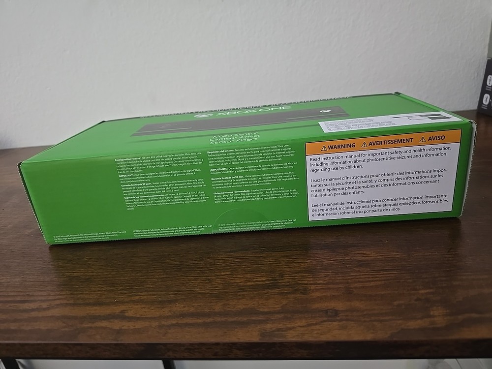 Microsoft Xbox One Kinect Motion Sensor - Black - Model 1520 Sealed Restored