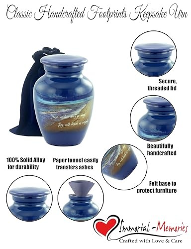 Footprints Urn - Footprints Mini Cremation Urns for Ashes - Keepsake