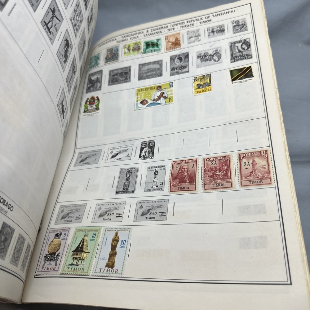 Whitman stamp album 1966 World A Bunch Of Stamps From Around The World!