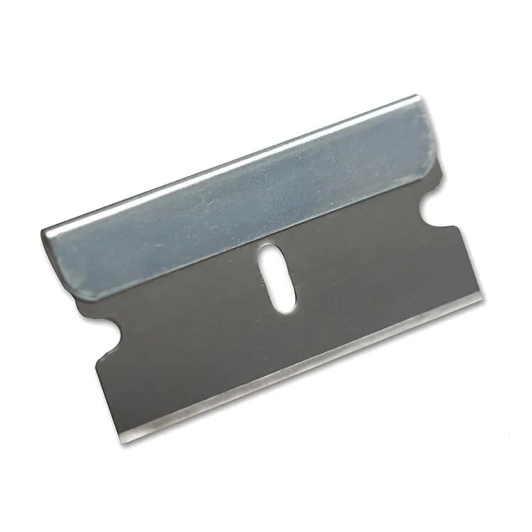 5 Steel Razor Scraper Blade Single Edge 19 x 39 mm, 0.3 mm thick