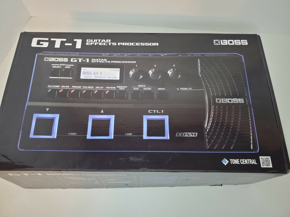 Boss GT-1 Guitar Effects Processor, Black