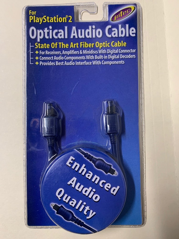 Optical Aufi Cable for PlayStation 2 Intec