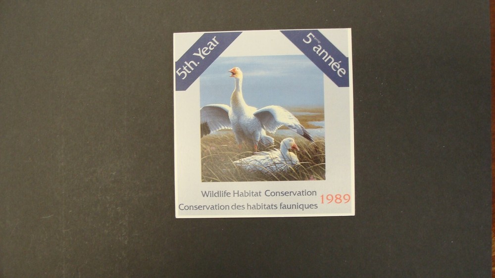 CANDA MINT NEVER HINGED DUCK STAMPS IN BOOKLETS FIRST FIVE YEARS