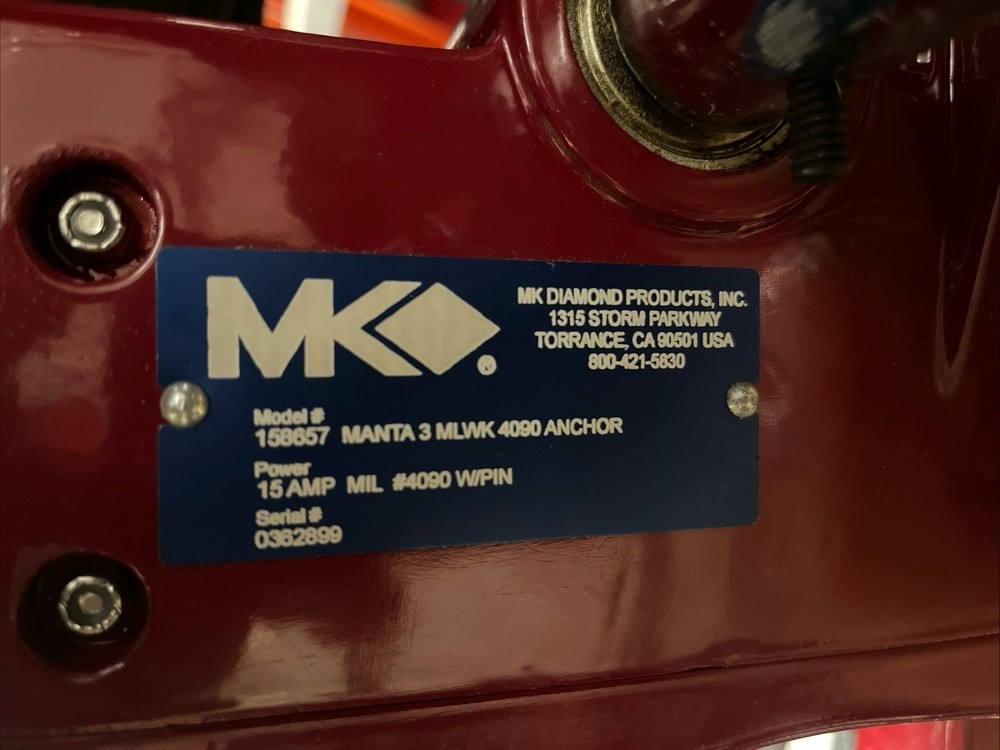 Milwaukee Diamond core drill rig