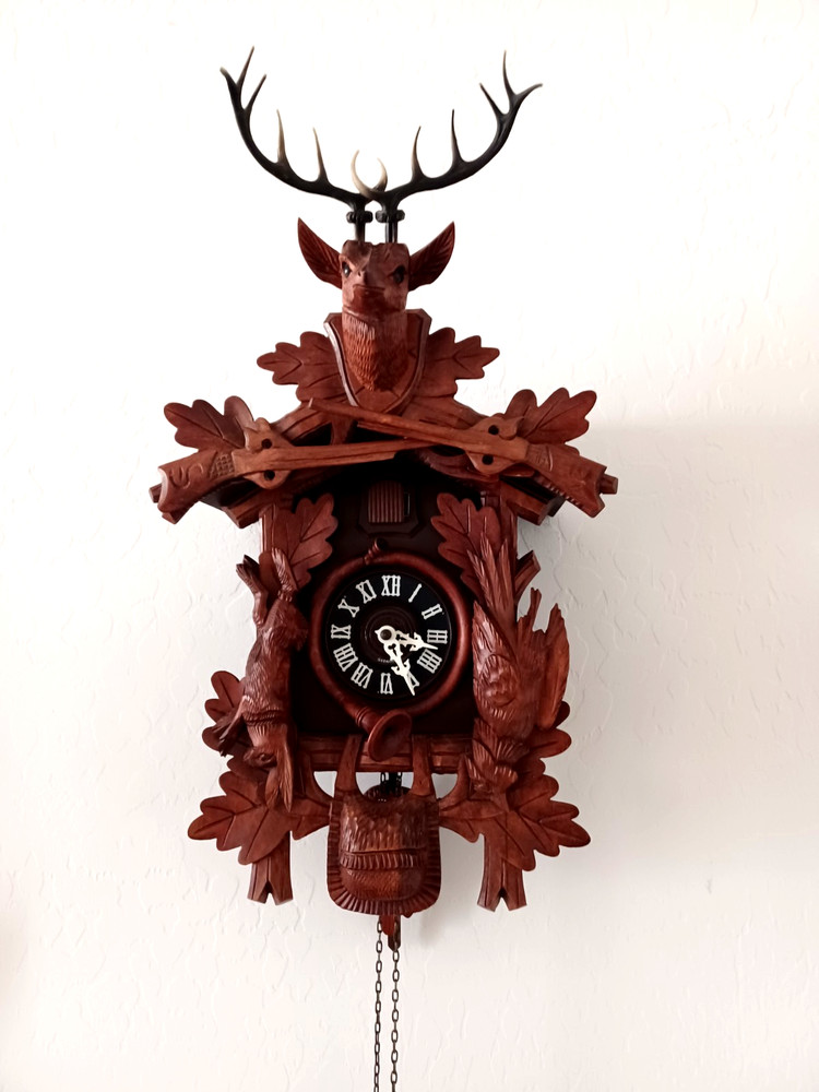 Cuckoo Clock by Hubert Herr, Triberg, Germany