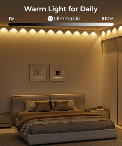 Smart RGBW+IC String Downlights with 30 LED String Lights, 111 20ft indoor