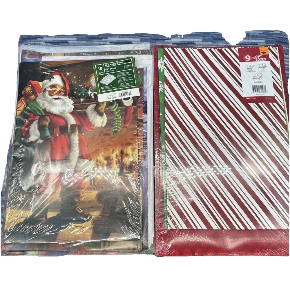 19 Gift Boxes assorted sizes. See description for specifics {38}