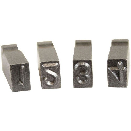 CH Hanson 27637 - Type Set-1/4" Number 10Pcs.