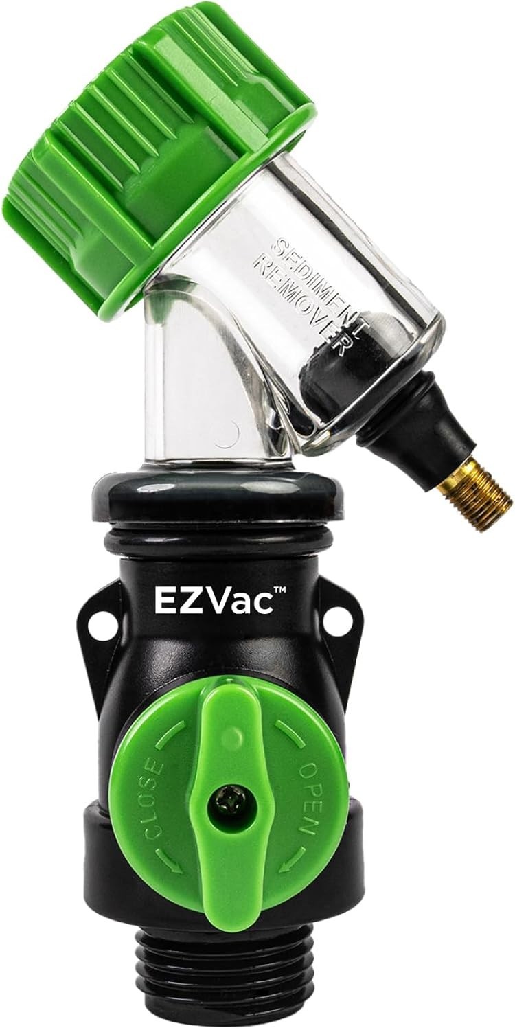 EZVac Water Heater Sediment Removal Tool – Flushes & Breaks Up Clogs