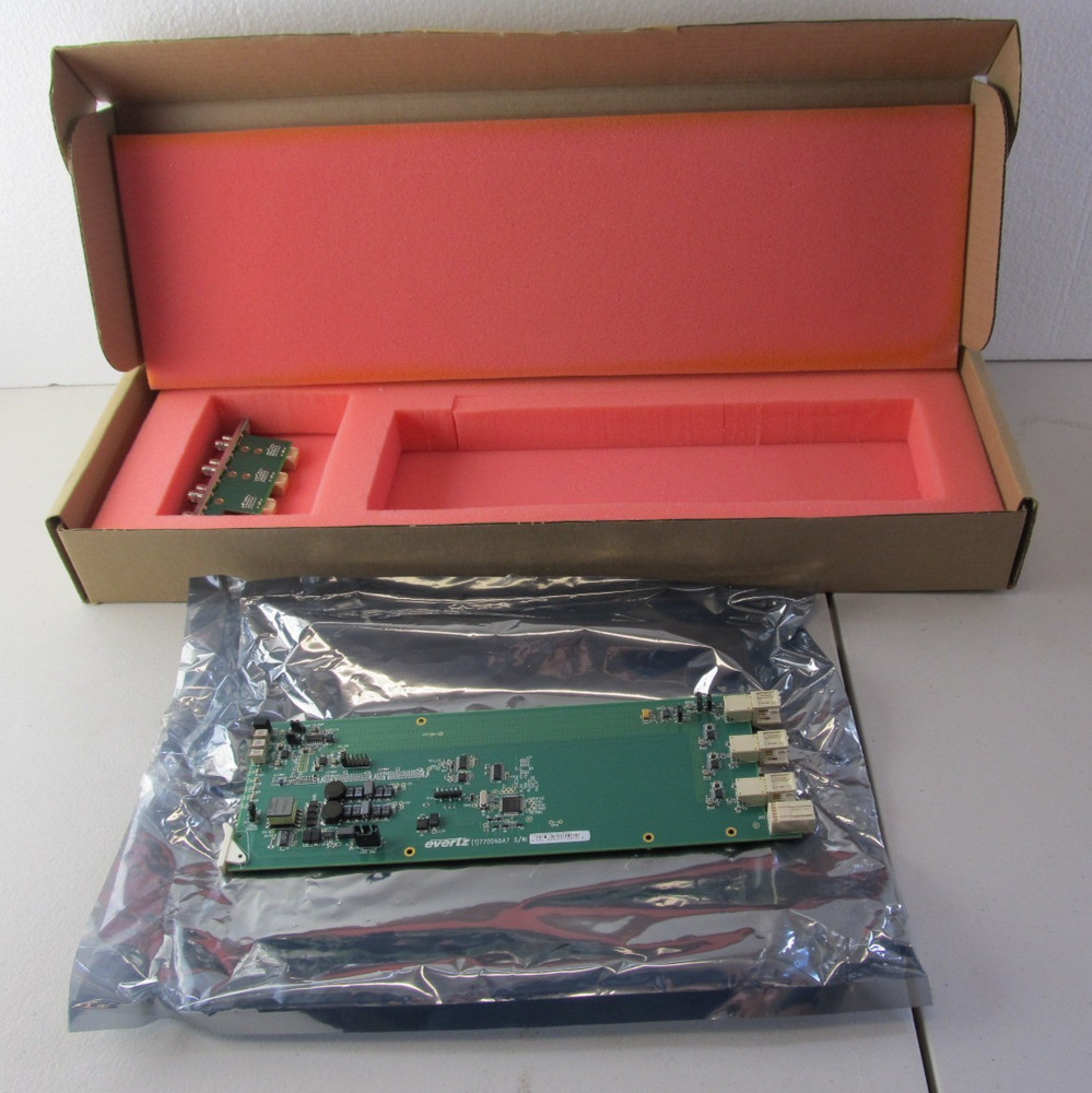 Evertz 7700ADA7-EQ-L Equalizing Analog Video Dist Amplifier w/ backplane, in Box