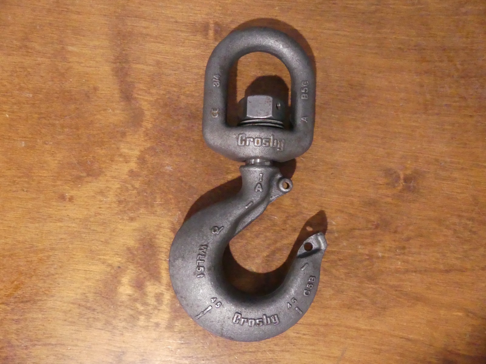 Crosby WLL5t 5 Ton Alloy Swivel Hook