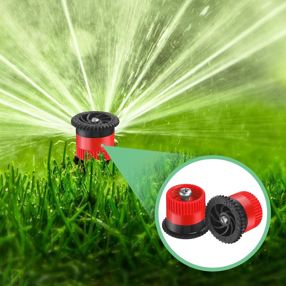 16 Pcs Adjustable Variable Arc Sprinkler Heads for Efficient Lawn Watering
