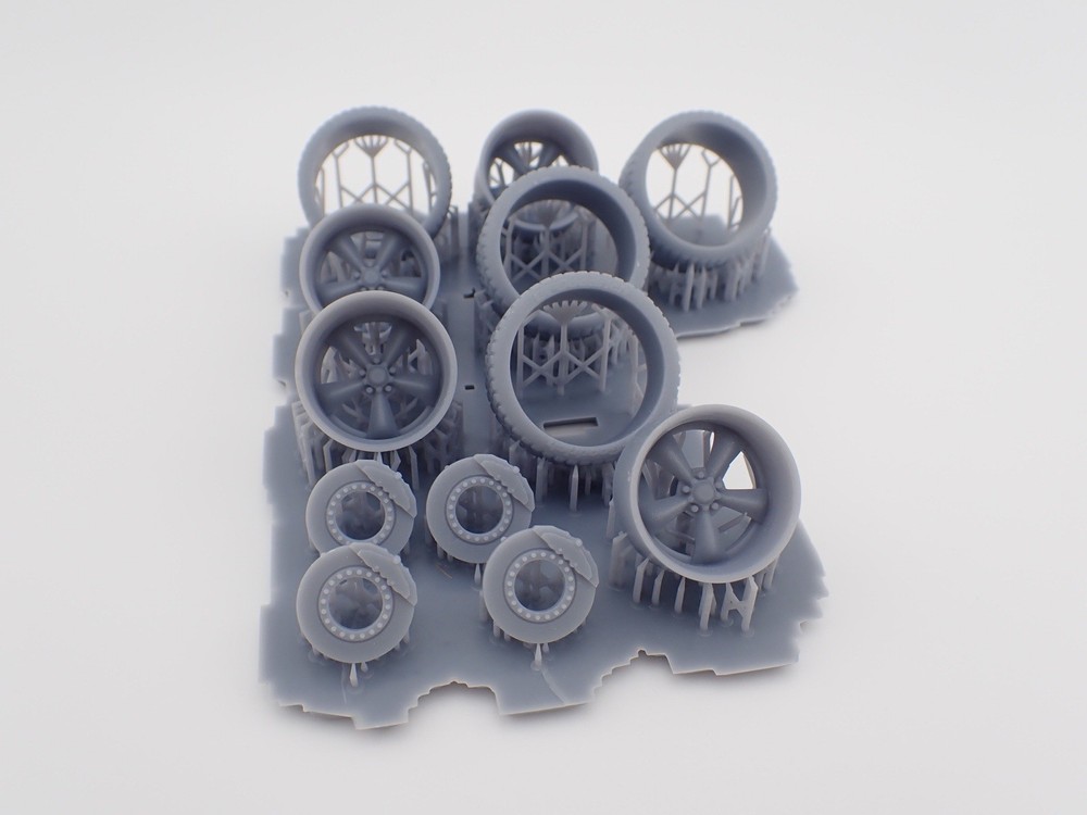 Torq Thrust Wheels 2 versions 1/24 1/25 3D PRINTED