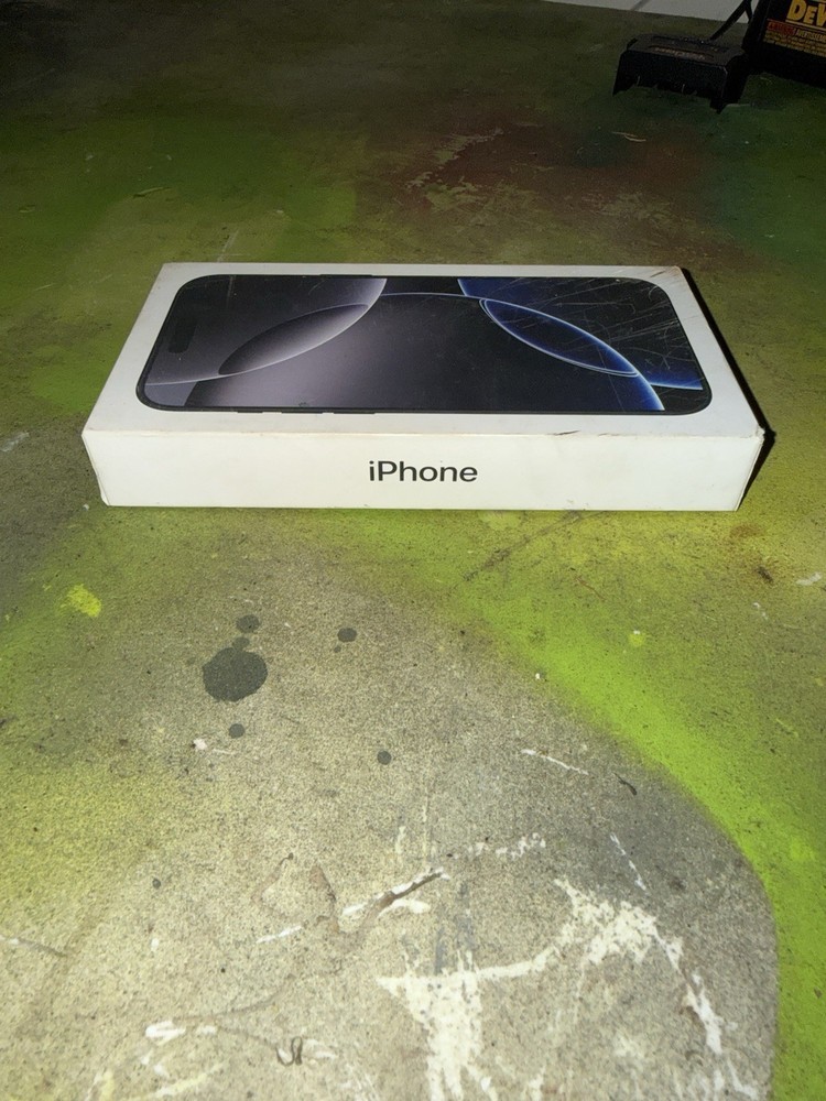 iphone 16 pro max empty box