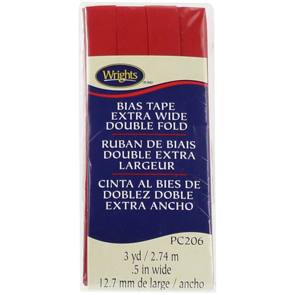 Bias Tape, Extra Wide Double Fold, Wrights