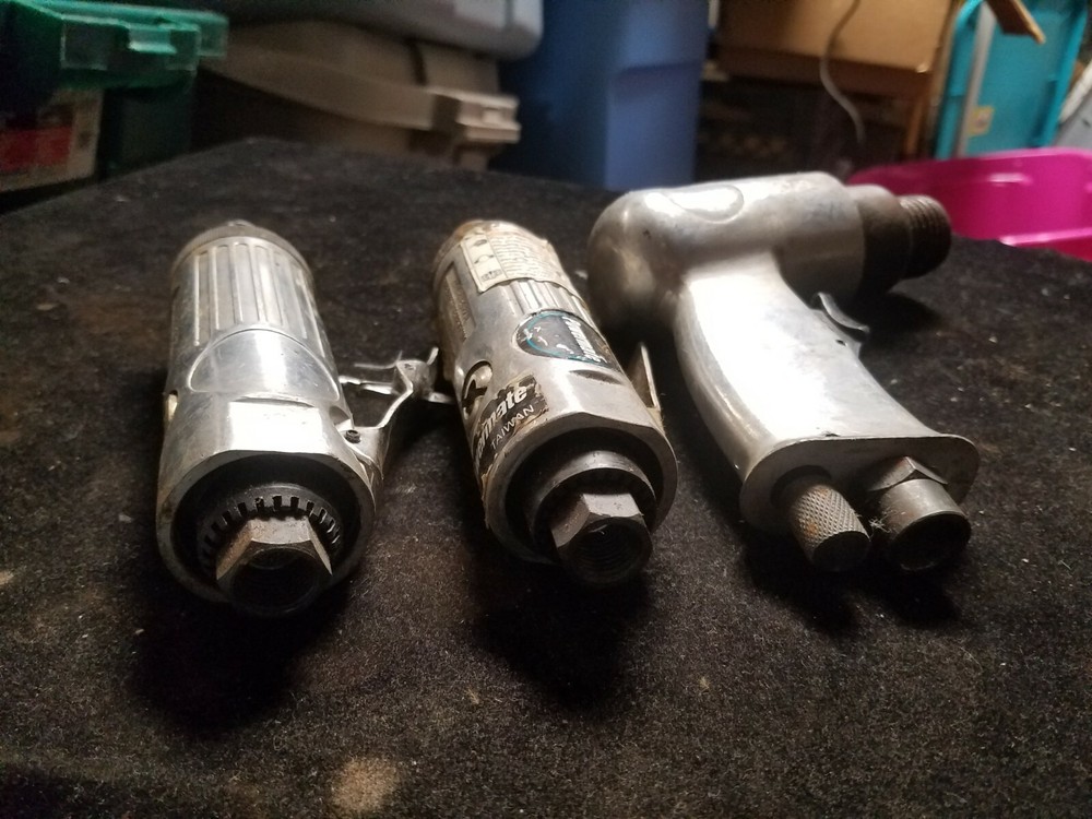 3 Air Tools Ratchets 1 Powermate All Untested