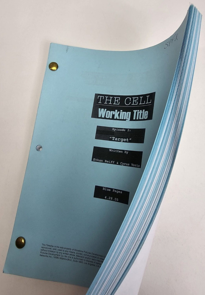 SLEEPER CELL / Ethan Reiff 2005 TV Script, Michael Ealy & Oded Fehr "Target"