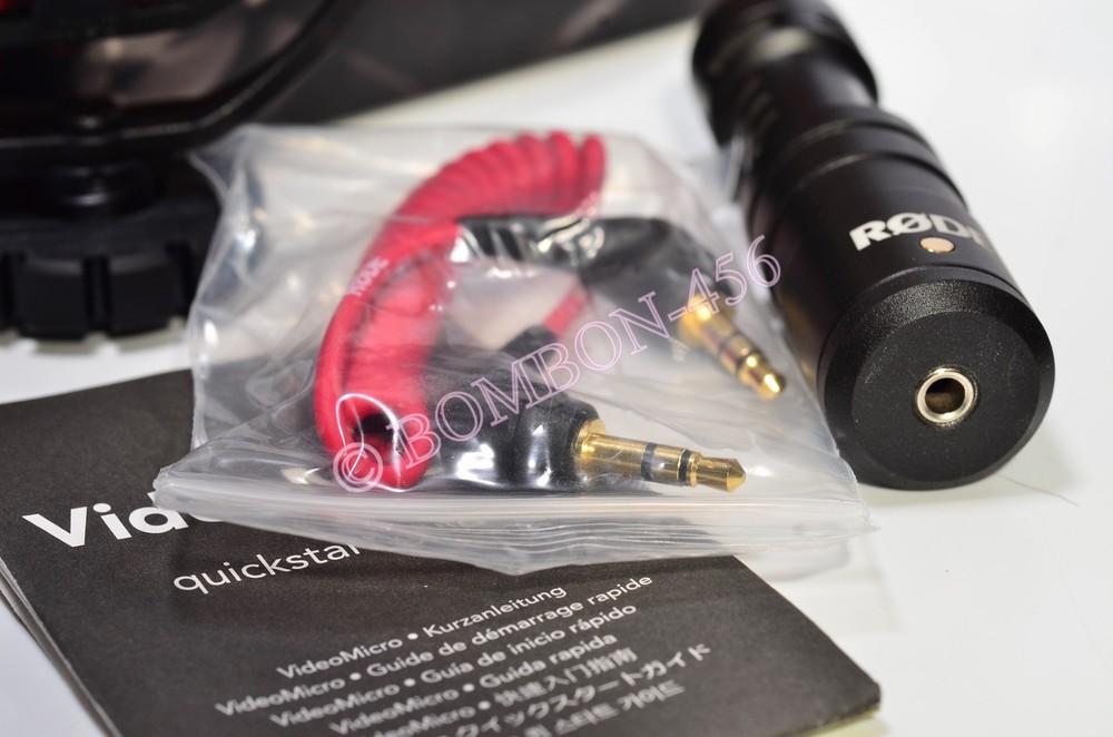 RODE VIDEOMICRO COMPACT ON-CAMERA MICROPHONE NEVER USED/OPEN BOX - TESTED